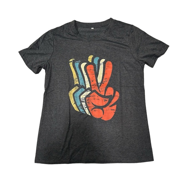 Peace Sign T-shirt - Picture 2 of 3